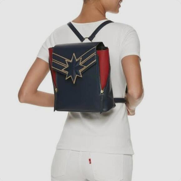 Bioworld Captain Marvel Backpack - Picture 2 of 5